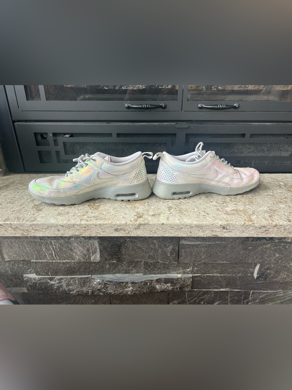 Nike Women’s Iridescent Thea Air Max Sneakers - Picture 3 of 7